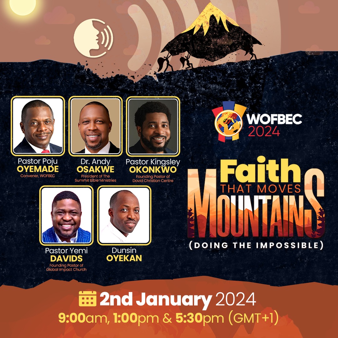 pastorpoju's tweet photo. Join us tomorrow. 9.00 am at The Covenant Place Iganmu. #WOFBEC2024 https://t.co/bKQLgi1ZsX