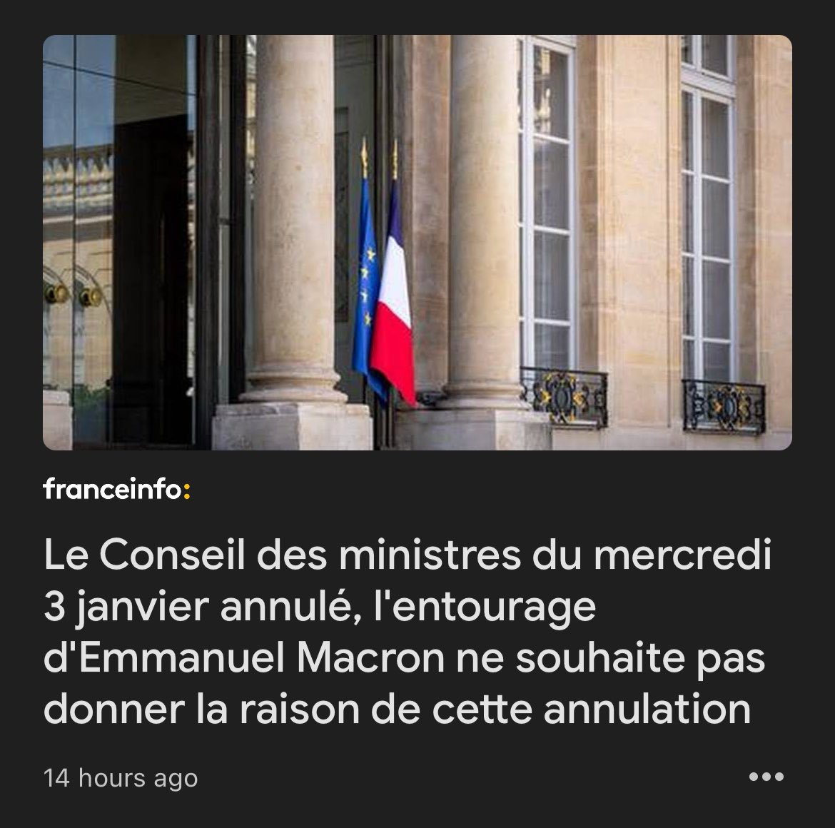 Quand tu as pris une vraiment grosse caisse le 31 mais que c’est toi le boss