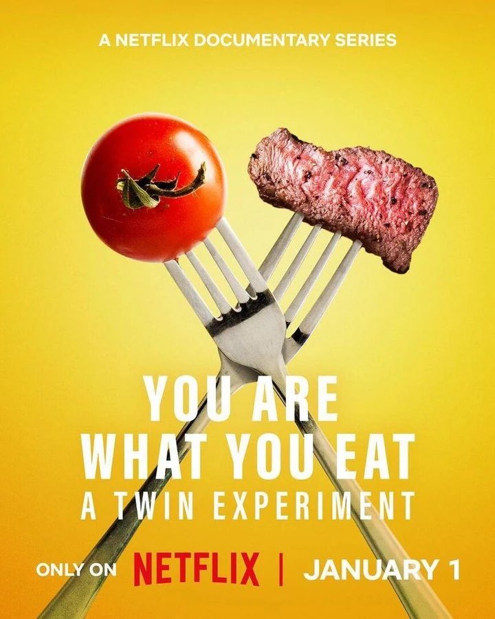 Vlife_NOW's tweet photo. 🍏‘You Are What You Eat: A Twin Experiment' on Netflix – the game-changer in vegan docs! 🌱🎬 the ultimate vegan doc that'll make you rethink your plate! 🌿🎥 Join the foodie revolution in 2024! 🍽️✨ #NetflixAndChill #FoodForChange #MustWatch #VeganVibes

https://t.co/tmg40ARWo3 https://t.co/BNXja5EUKc