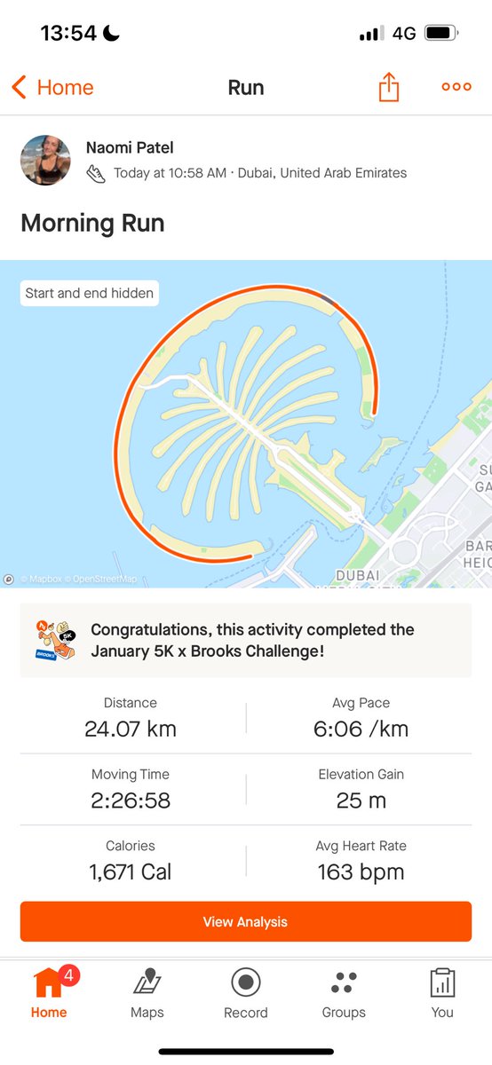 skyebnic's tweet photo. 24km for 2024! Let’s goooo! 💪💪 https://t.co/l05QTRV9UC