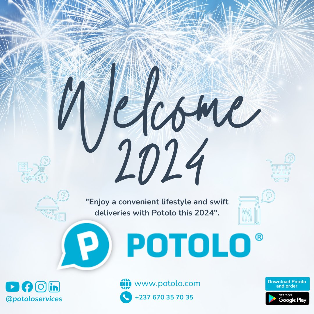 POTOLOSERVICES's tweet photo. Nous vous souhaitons une nouvelle année merveilleuse et bénie
#Potolo https://t.co/hRcotJTLcR