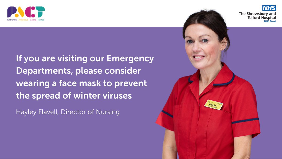 ❗ To prevent the spread of infections at this time of year, please follow the advice from our Director of Nursing, Hayley Flavell.