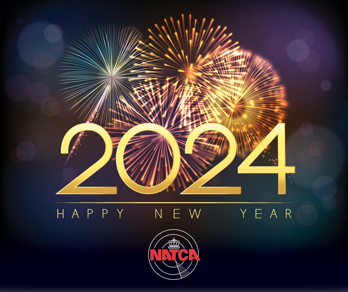 We wish all of our NATCA Family a Happy New Year! Here’s to 2024 being filled with solidarity and success for our Union, aviation professionals, and working people everywhere. We look forward to embracing what the new year has in store!