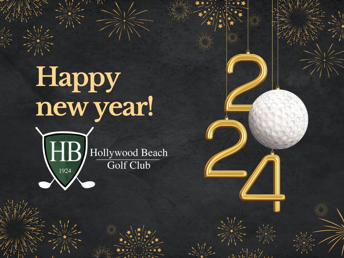 Happy New Year! Time to tee up 2024. Here's to your best year of golf yet!🎉
