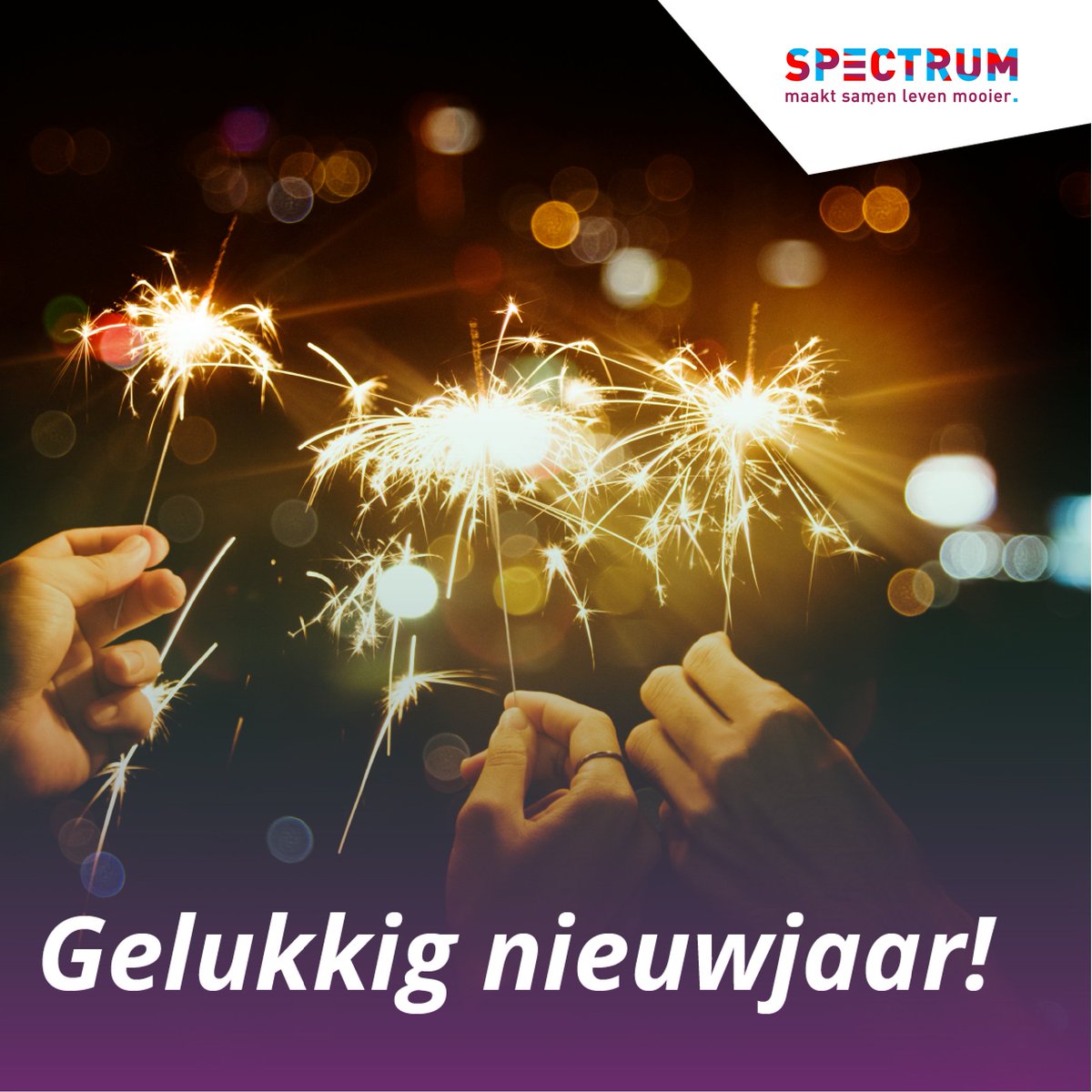 Gelukkig nieuwjaar namens alle Spectrum collega's. We hopen dat in 2024 samen leven nog mooier wordt 🌟
