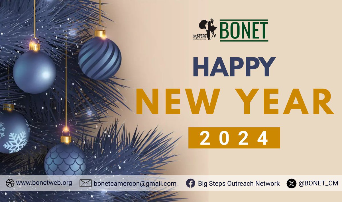 BONET_CM's tweet photo. Happy New Year to our partners and friends from the entire BONET Team https://t.co/QROCuUcnhv