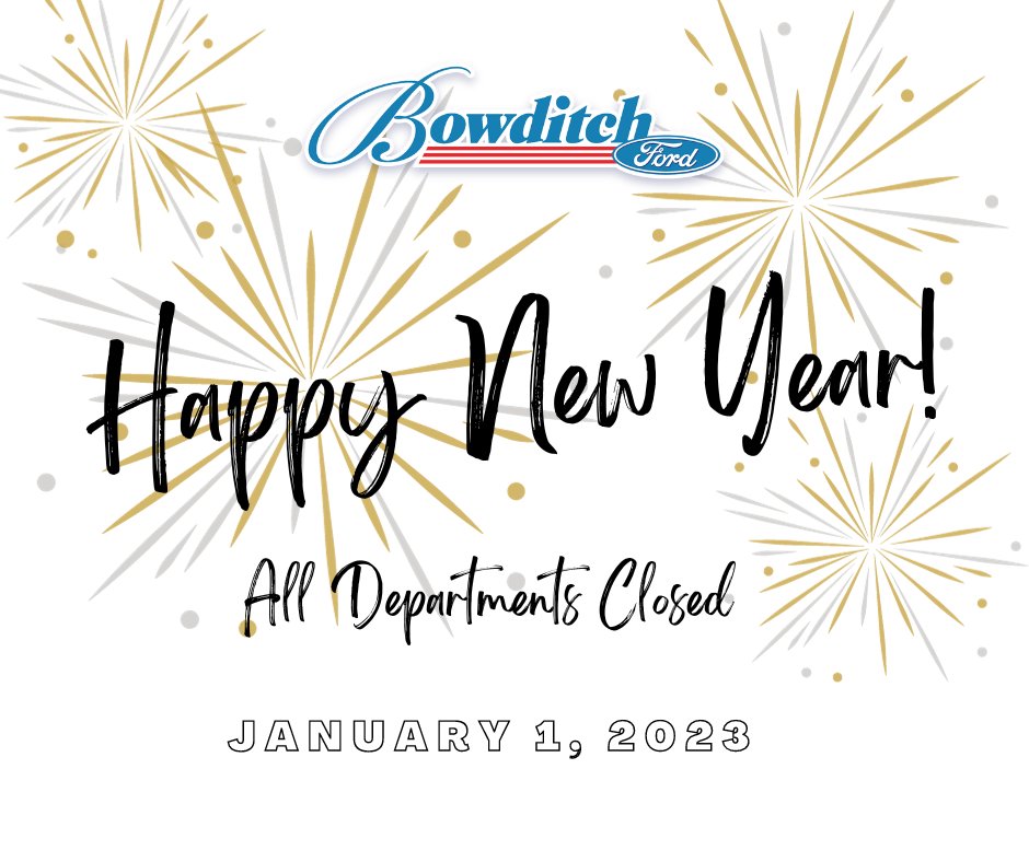 We hope everyone has a Happy New Year!