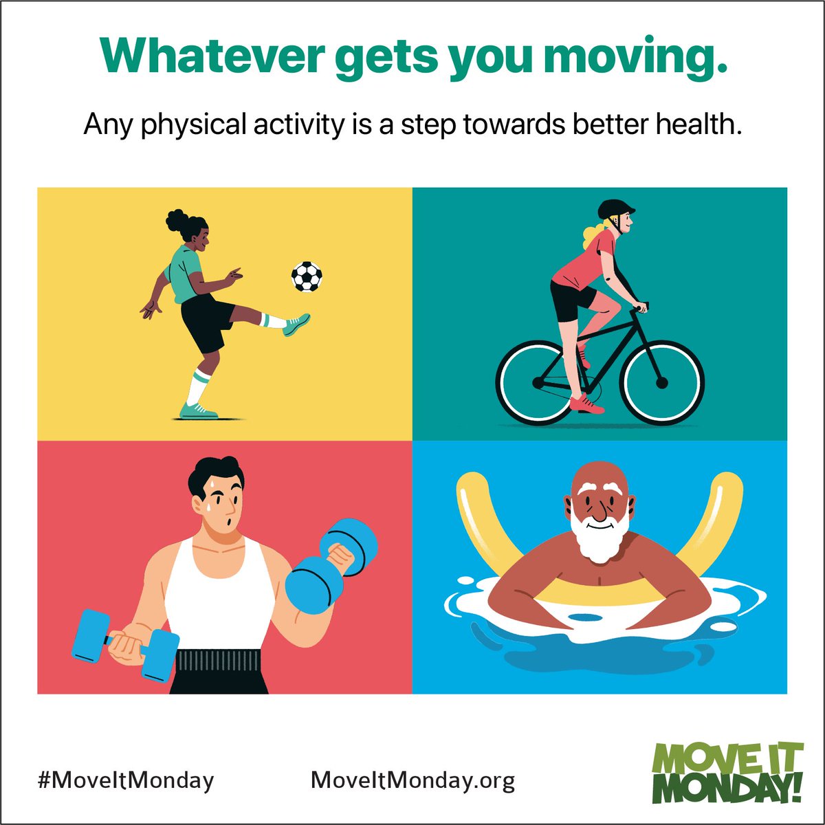 Did you resolve to start your week with #MoveItMonday in the New Year but aren't sure how much more you should be moving? Don't worry, we've got you covered! Find out what counts as physical activity and how much experts recommend you should be doing at: ow.ly/aLbI50QiVcM