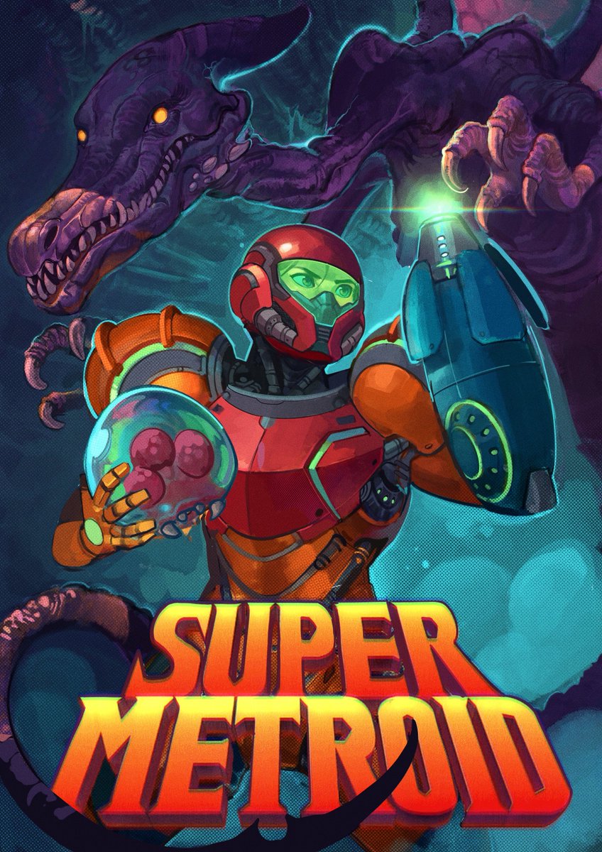 Liamdrawgmailc1's tweet photo. Here's a fanart i made of Metroid
#metroid #MetroidDread #metroidprime #Samus #Ridley https://t.co/P2O2ynO0DR
