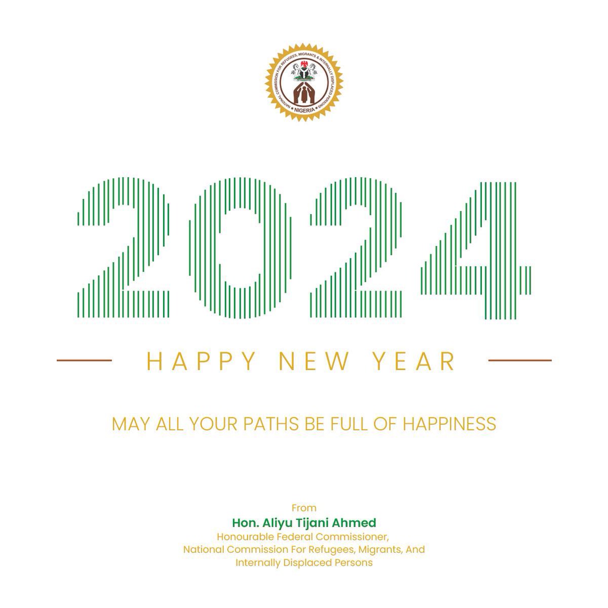 Wishing you a year filled with hope, resilience, and opportunities for positive change. May 2024 bring joy, unity, and progress to all. Together, let's create a brighter future for everyone. 🎉 #HappyNewYear #NCFRMI