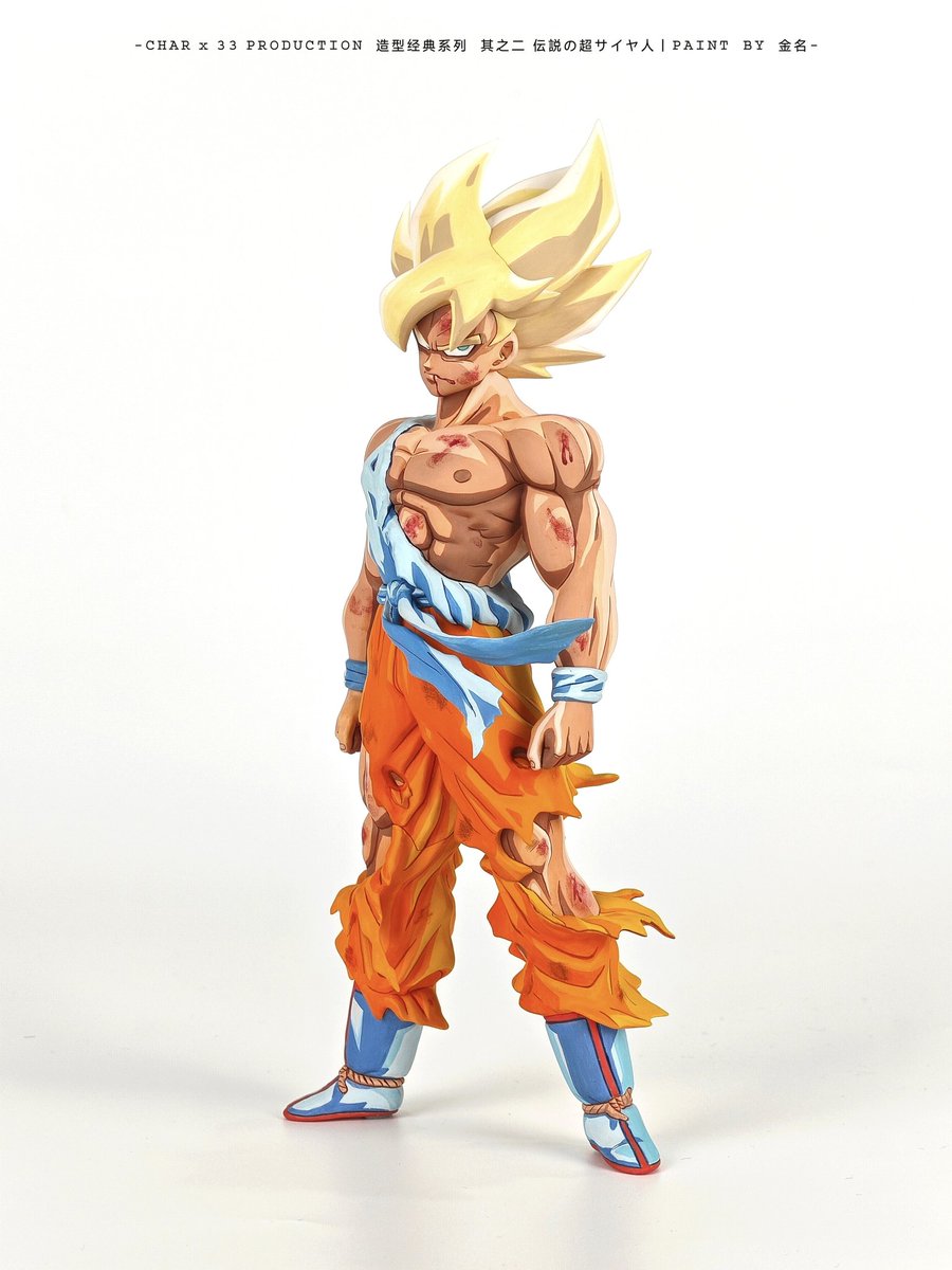 CHAR x 33 PRODUCTION 造型经典系列 其之二 伝説の超サイヤ人 漫画色