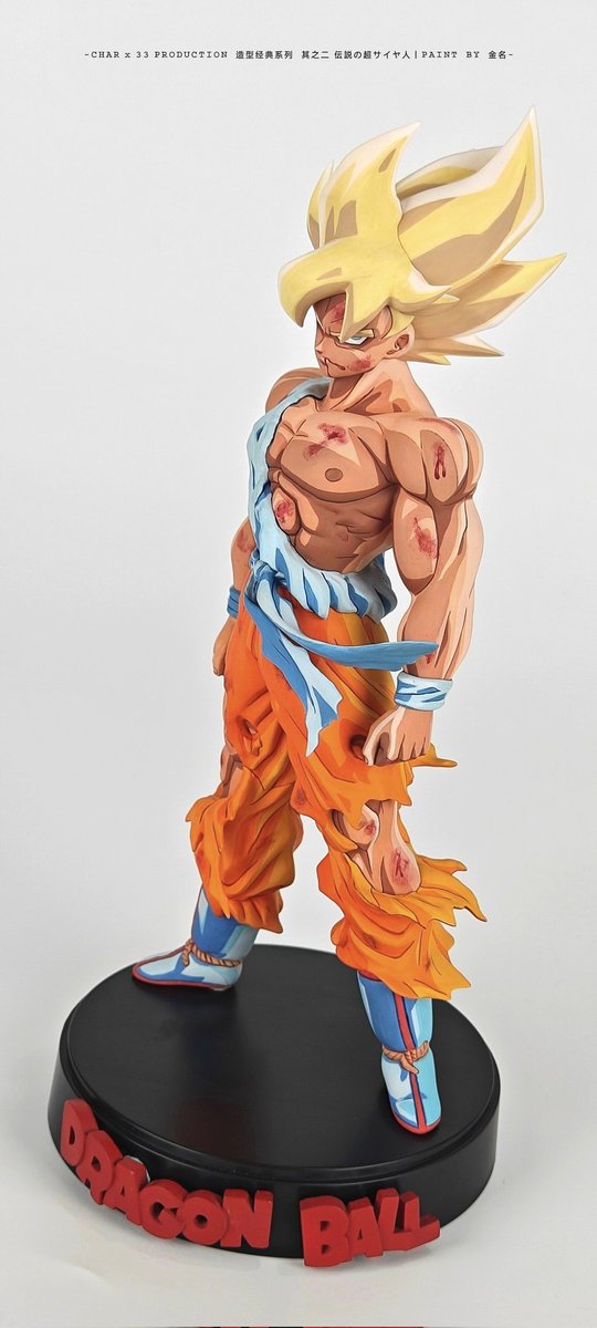 CHAR x 33 PRODUCTION 造型经典系列 其之二 伝説の超サイヤ人 漫画色