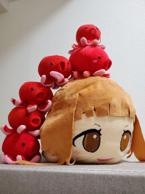 タコまみれのゆずぬいを置いとくんで… 