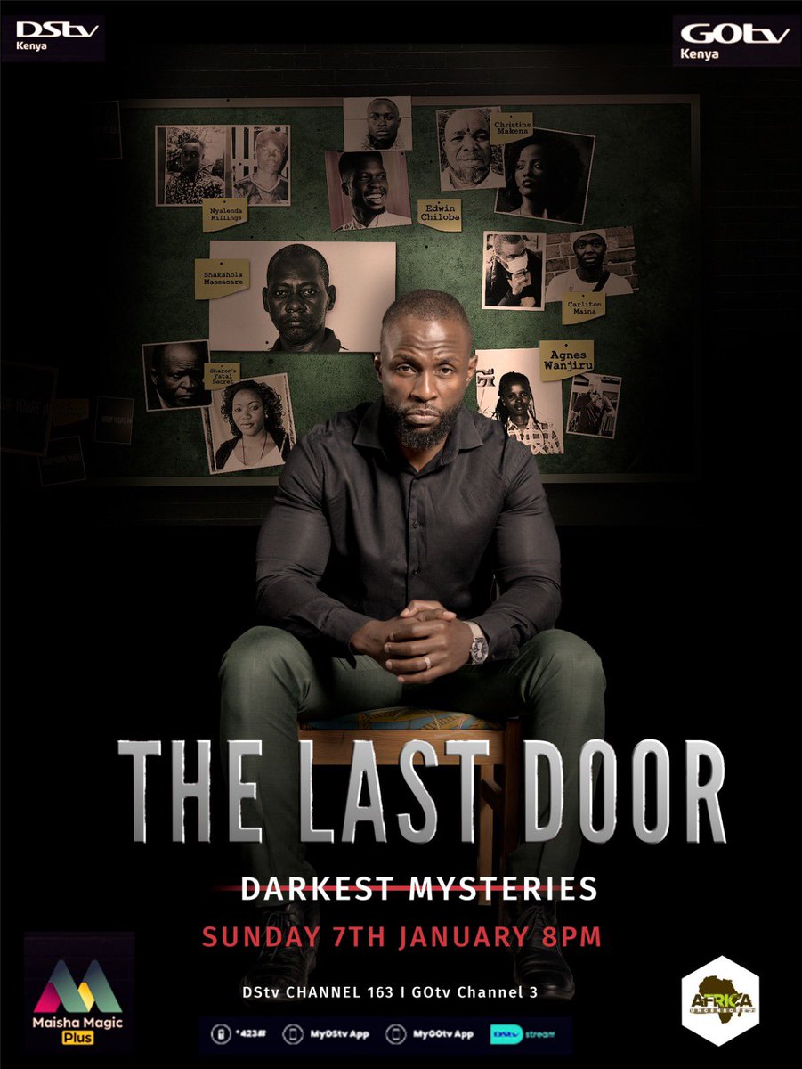 johnallannamu's tweet photo. Watch #TheLastDoorSn2 beginning 8pp on Sunday January 7th, 2024 on @maishamagicplus (Poster by @TimMwaura) https://t.co/4zH1WQYtsB