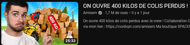 rabatjoietv's tweet photo. #YouTube donc #GoogleFR a un fric monstre à foutre en l'air à payer des Youtubeurs pour dépenser dans des merdes et polluer lourdement derrière !!
Ca sert donc à ça les rémunérations de #GoogleFR #Youtube 🤮
Youtube ose nous IMPOSER ces merdes en "Tendances"
#_Amixem plaie n°1 https://t.co/BhecA2Mydr