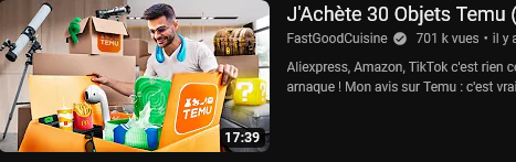 rabatjoietv's tweet photo. #YouTube donc #GoogleFR a un fric monstre à foutre en l'air à payer des Youtubeurs pour dépenser dans des merdes et polluer lourdement derrière !!
Ca sert donc à ça les rémunérations de #GoogleFR #Youtube 🤮
Youtube ose nous IMPOSER ces merdes en "Tendances"
#_Amixem plaie n°1 https://t.co/BhecA2Mydr