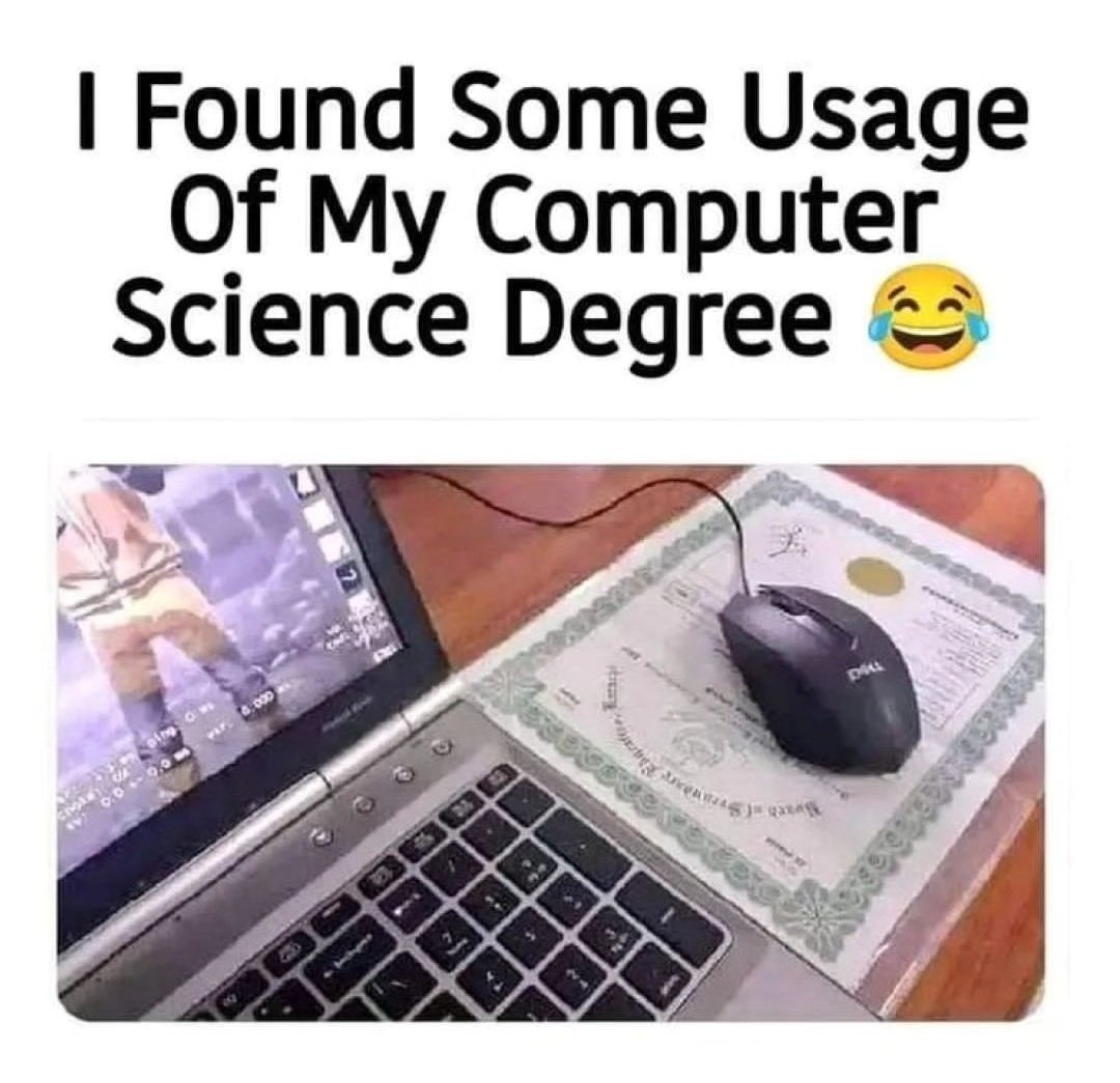 Shefali__J's tweet photo. Do you think college degrees are useless? https://t.co/q936CahV1U