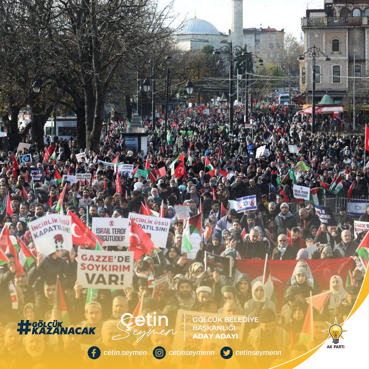 Şehitlerimize rahmet,
Teröre lanet,
Gazze'ye selam...