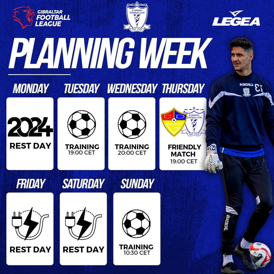 StJosephsFCGib's tweet image. Our first weekly session of the year! 🙌🔋
Thursday friendly match 🆚 @CD__GUADIARO

#StJosephs
#PlanningWeek