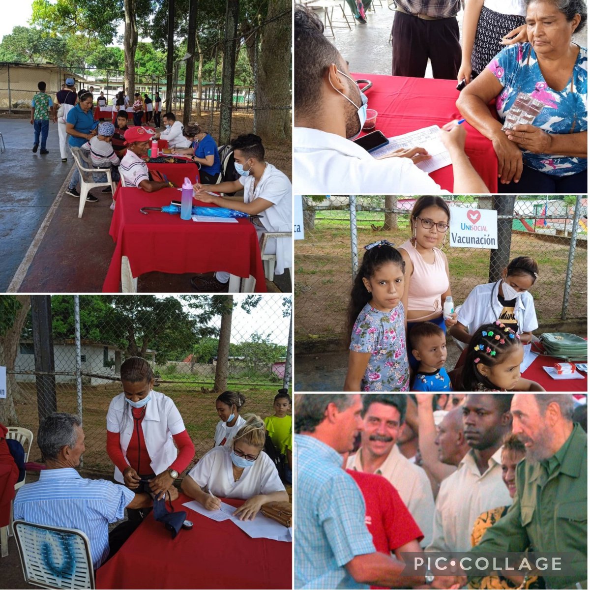 'Revolución: Es luchar por nuestros sueños de justicia para Cuba y para el mundo.' Jornada de Salud CDI Los Kariñas. #EstaEsLaRevolución #CubaPorLaVida🇨🇺❤️ @cubacooperaven @MINSAPCuba @japortalmiranda