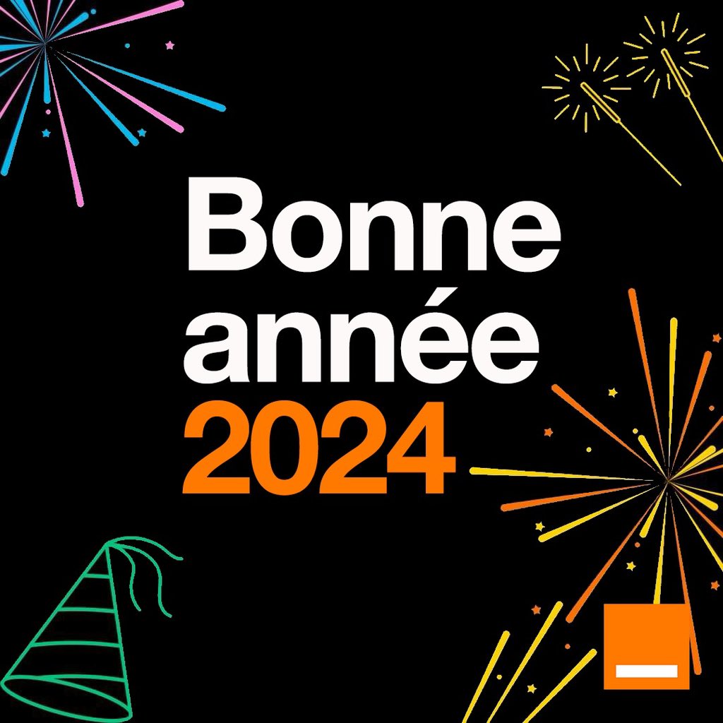 OrangeRca's tweet photo. Orange Centrafrique et son personnel vous souhaitent une belle et heureuse année 2024. Merci pour votre fidélité ! https://t.co/I1agpRzXd7