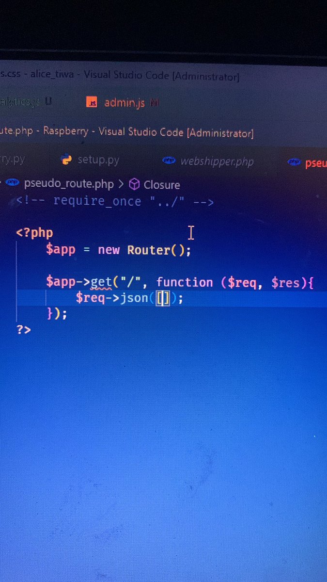 thecodeguyy's tweet image. Raspberry routing under development + express PHP😌😮‍💨😇