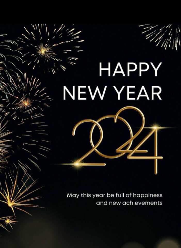 Happy new year everyone, I wish you the best of the year.
This year, don’t waste time complaining and comparing your season with another person’s season. 
Put In your best effort in all you do and most importantly remember to be kind and patient with yourself.