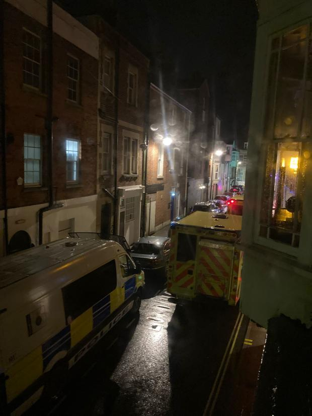 daveatherton's tweet photo. 🚨Breaking News🚨

It's believed the Hotel Central in Weymouth houses asylum seekers. Five men - two aged 19 &amp; other men aged 21, 31 &amp; 34, have been arrested on suspicion of murder.

The incident happened at 11.07pm Saturday night. 

CC @CroleyJuli14671 
https://t.co/tAlK000T53 https://t.co/ahVMafMw5w