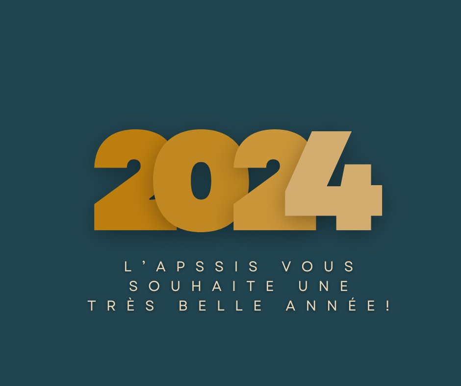 L'équipe Apssis vous souhaite une très belle année 2024
