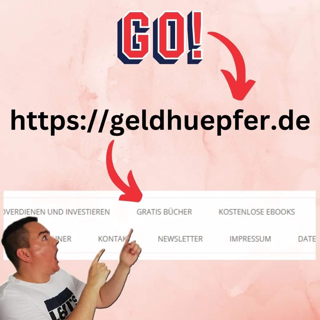 GeldHupfer's tweet photo. Neues (GRATIS) Buch📖
“Passives Einkommen: Kickstart”
#geldhuepfer #geldhüpfer #business #passiveseinkommen #geld #finanziellefreiheit #finanzen #geldverdienen #buch #bücher #buchgratis #bestseller #buchempfehlung #buchTipp #erfolg #erfolgsbuch #erfolgsbücher #kostenlosbuch https://t.co/5TjqcsjsZo