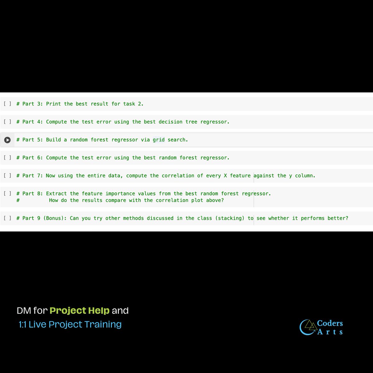 CodersArts's tweet image. Given the set of readings of "wind direction", "wind speed", "humidity" and "temperature" and your goal is to predict the amount of solar radiation based on them.
Get help in AI & Machine Learning, Data Science & Analysis, Assignment , Project Coursework.
#codersarts