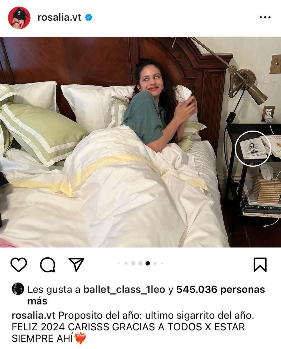 Buenos días, <a href="/rosalia/">R O S A L Í A</a> 
Que la Casa de la Fuerza de Angélica Liddell te acompañe. 
Felices libros 2024.