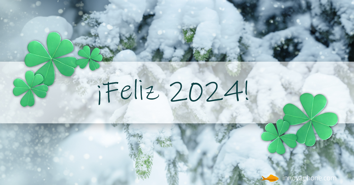 ¡Feliz 2024! 🎊🥂🍀🎇
¡Os deseamos un año nuevo cargado de salud, aprendizajes  y éxito!

#FelizAño #2024 #innovaphone #morethancommunication