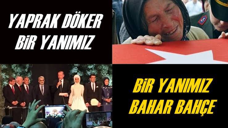 Balabegg's tweet photo. @yazserap01 Bedelli askerlik yapmış Bilal Erdoğan, şehit cenazeleri yerdeyken düğün yapmış Selçuk Bayraktar! Bunlar şimdi şehitler ve gazze üzerine ahkam kesiyor öyle mi? https://t.co/mwOh6ekrpT