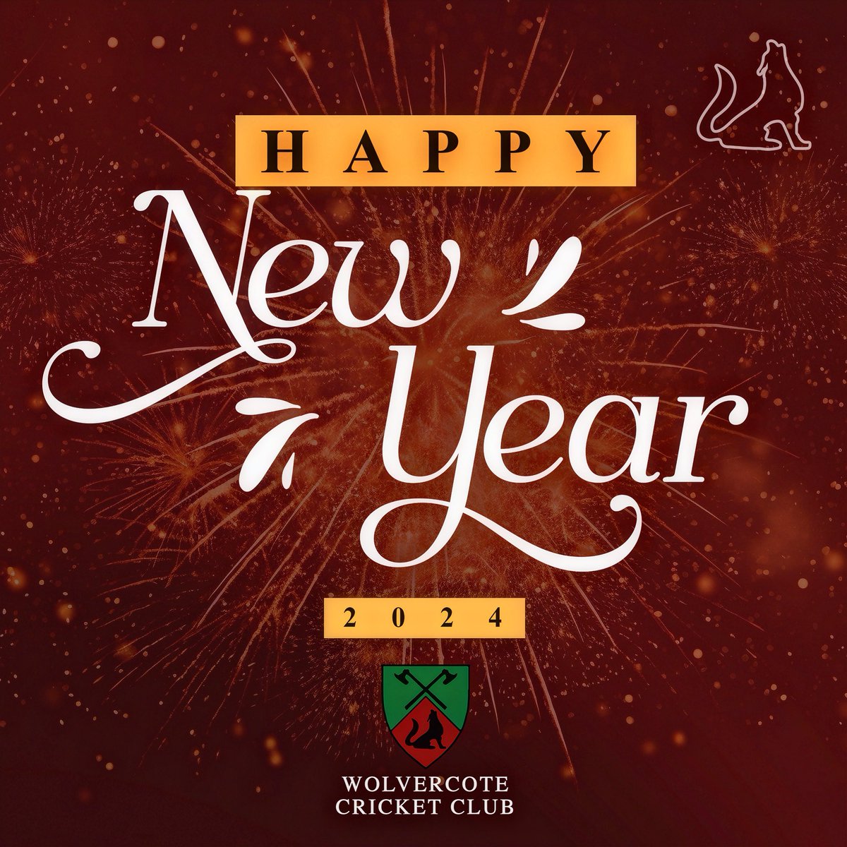 🔉Happy New Year from all of us at Wolvercote CC 🎉