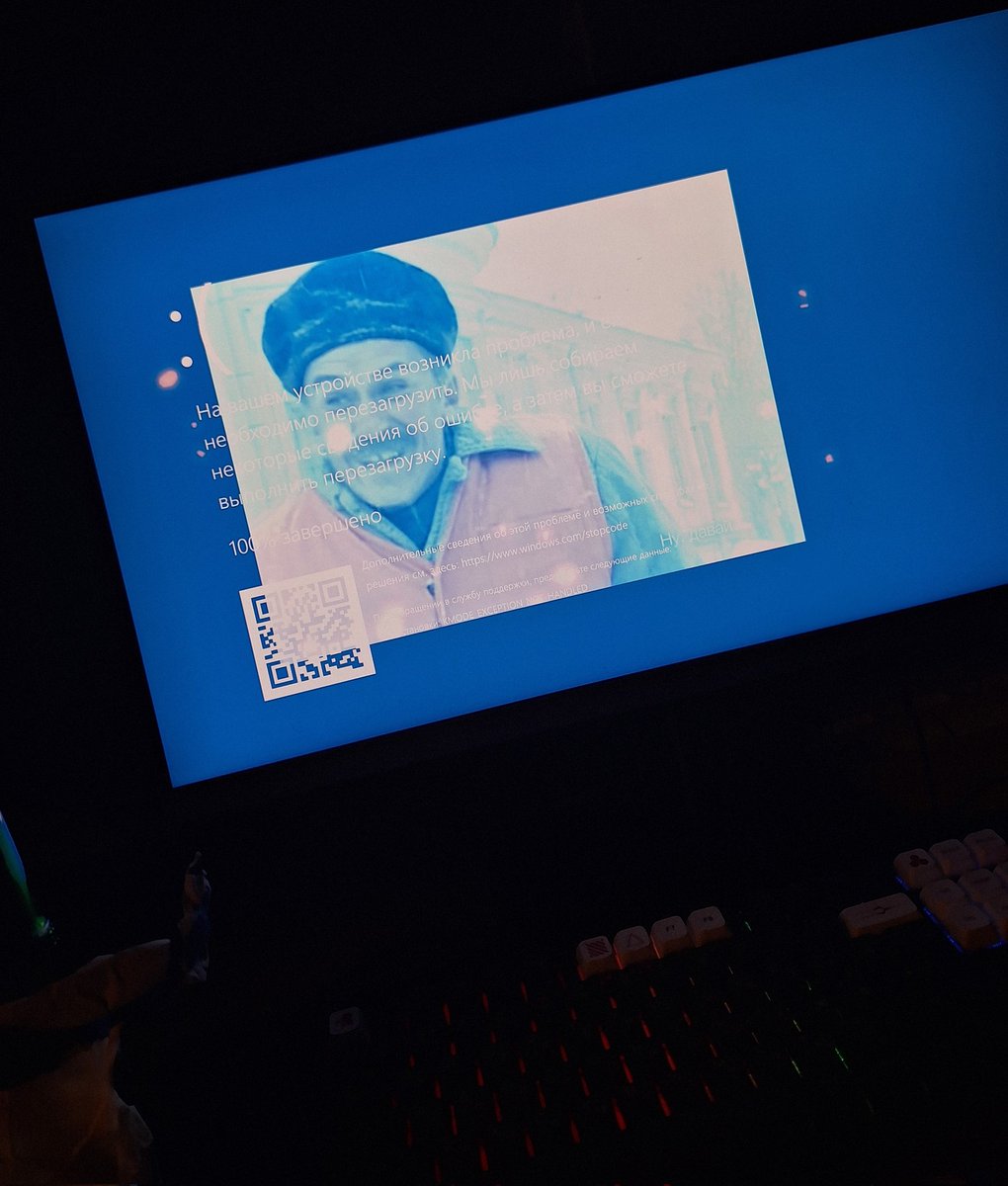 лучший экран смерти, который я видел в своей жизни