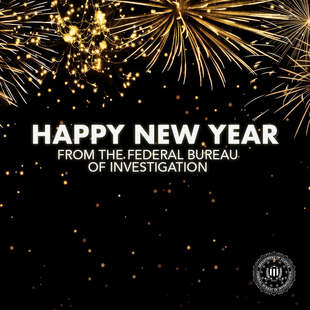 #FBIMemphis wishes everyone a happy and prosperous new year.