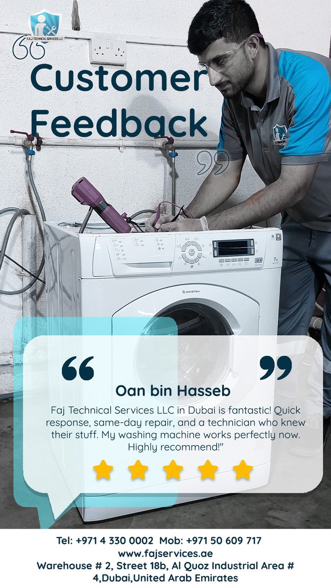 FAJTechnical's tweet image. 💫 Our Customer glowing review 📷 

#fajtechnicalservicesllc #dubai #uae #HappyCustomers #CustomerSatisfaction #SatisfiedClients #HappyClients #TopService