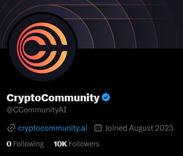 Evans_Crypto's tweet photo. Уряяяя @CCommunityAI 10,000🔥💪
Сообщество набирает силу) 
И это всё произошло 01.01.2024 https://t.co/wL8q85mQ0Z