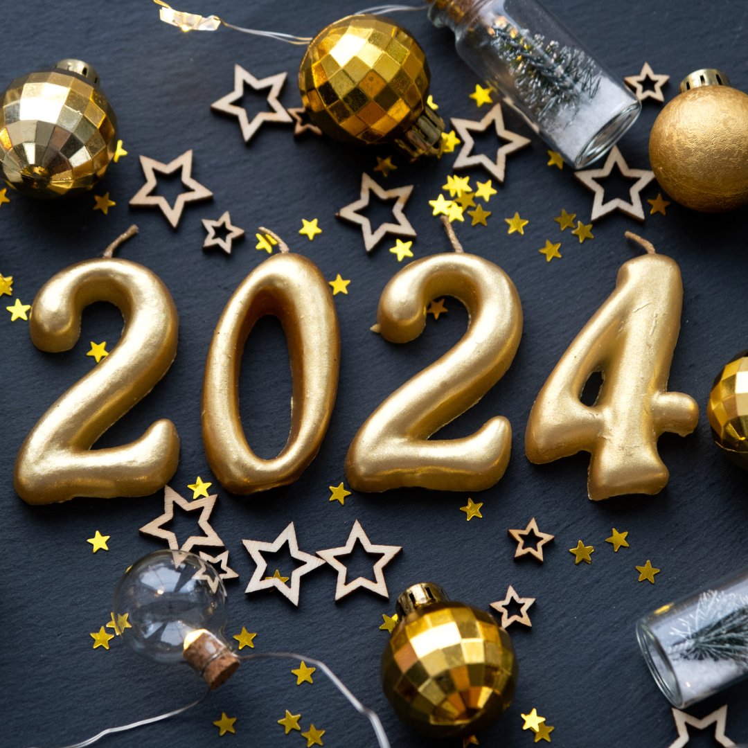 Here's to 2024! Wishing you and your loved ones a New Year filled with joy, happiness, and unforgettable moments.