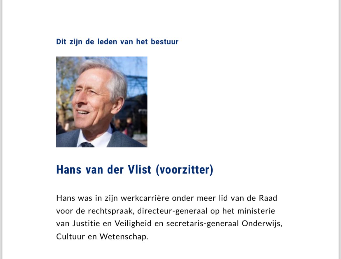 De nieuwe voorzitter van de geschillen instantie pensioenfondsen. Waar kennen we deze meneer nog meer van ⁦@SaschaJanssen⁩ ?