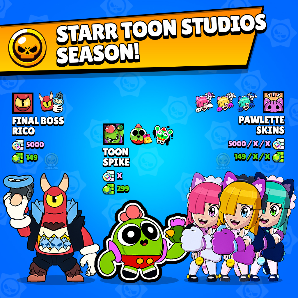 🎉 It's time to first post in 2024!

📺 Starr Toon Studios Season is coming on January 4!

🤔 What's New coming with the New Brawl Pass Season? Check out our graphics!

#BrawlStars #StarrToon
