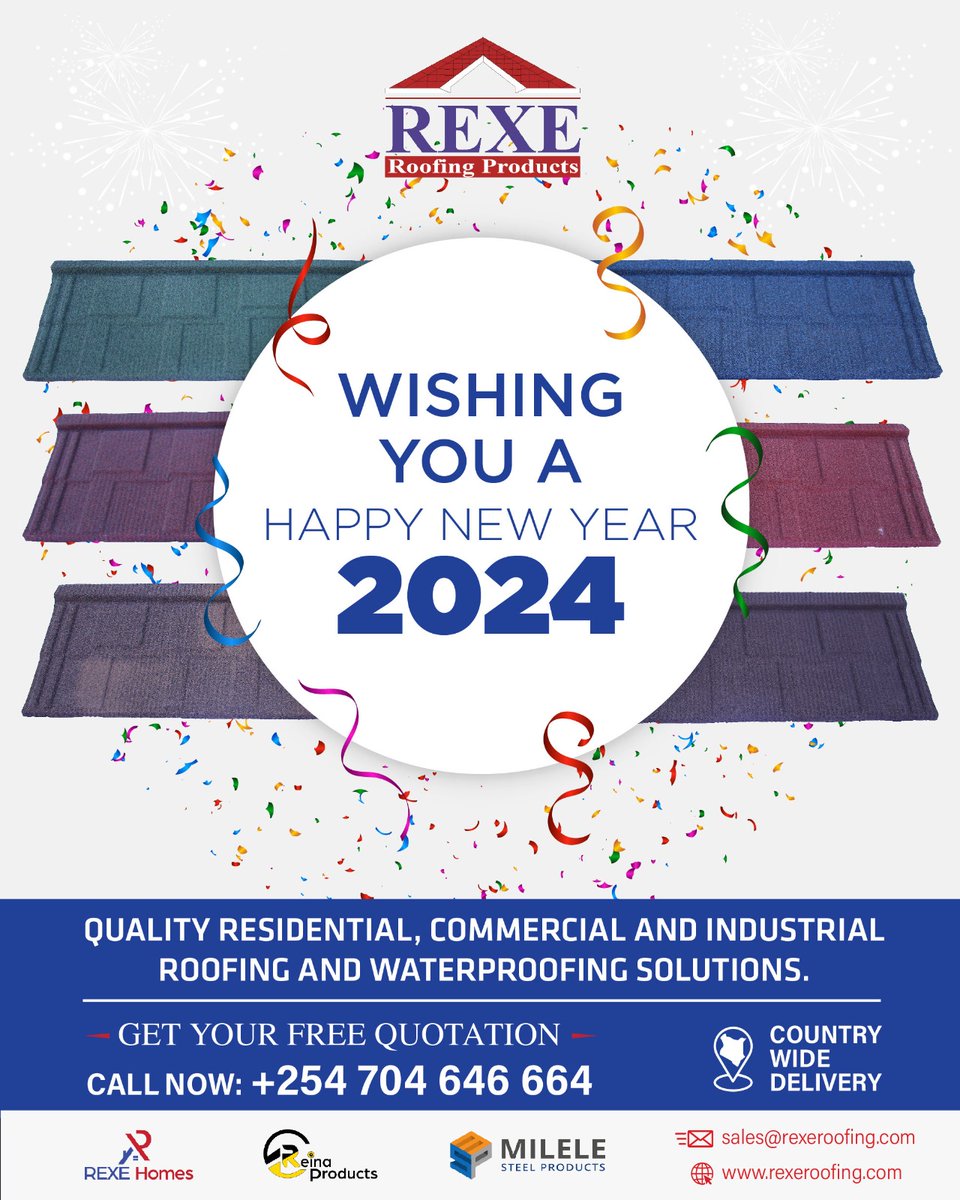 RexeRoofing's tweet photo. Thank you for being part of our journey and trusting us with your business. May the new year bring you abundance in every aspect of your life... Happy New Year
https://t.co/YVxtNKD3LX
#HappyNewYear #RexeRoofing #RoofingExperts https://t.co/HiMalXTAP9