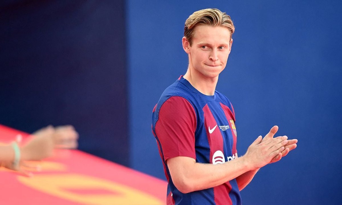 Somhiseremfcb's tweet photo. 🗣️Frenkie de Jong: "Estoy en el club que siempre soñé" https://t.co/df4Pxf4Lsx