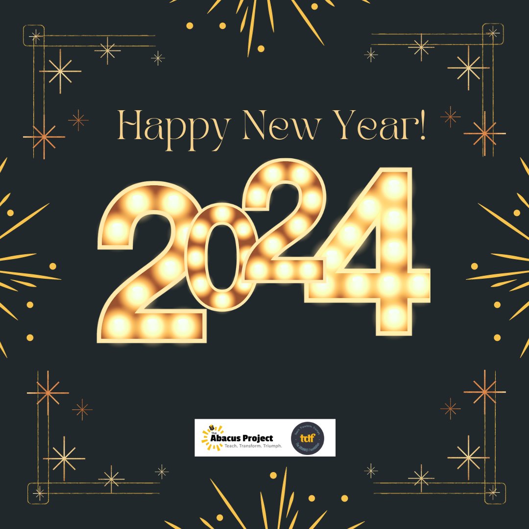 Happy New Year!
#Happy2024 #HappyNewYear #TDF #TheAbacusProject
