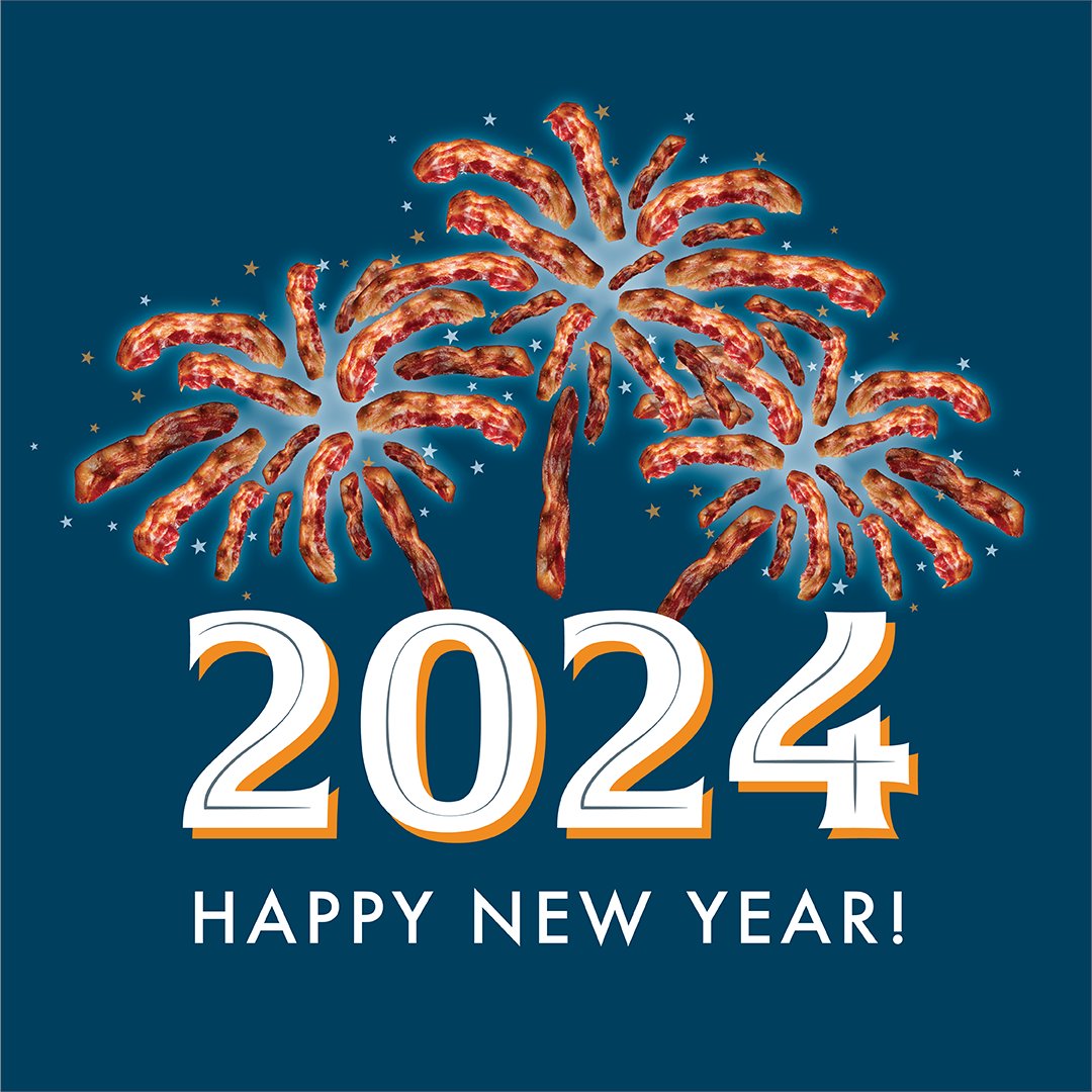 Wishing you a prosperous and bacon-filled New Year!  🥓