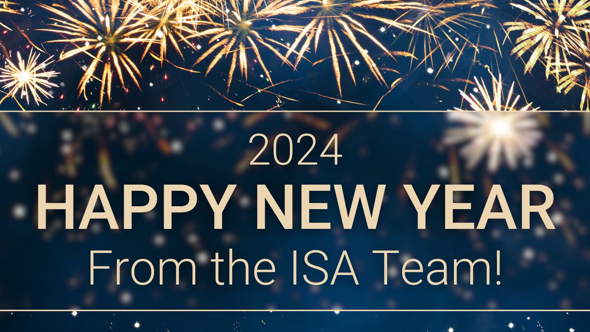 Happy New Year from ISA! Cheers to 2023 and all of the incredible things to come in 2024!

#ISApartners #2023 #newyear #happynewyear #cheers #industrialsupply #industrialsupplychannel'