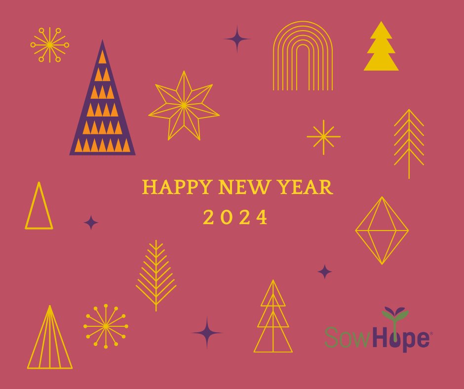 SowHopeOrg's tweet photo. Warm wishes for a safe and happy New Year from our SowHope family to yours. https://t.co/mymB7sH3YR