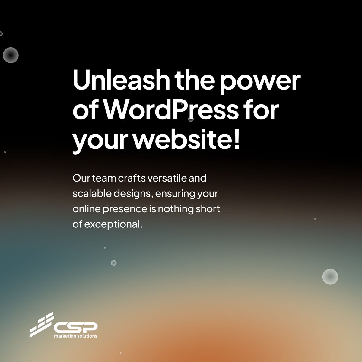 CSPMarketingSol's tweet image. 🌐 Unleash the power of WordPress for your website! Our team crafts versatile and scalable designs, ensuring your online presence is nothing short of exceptional. Let&apos;s make it happen with WordPress! 🚀🔗 

buff.ly/3Aakiyk 

#WordPressWonder #WebVersatility