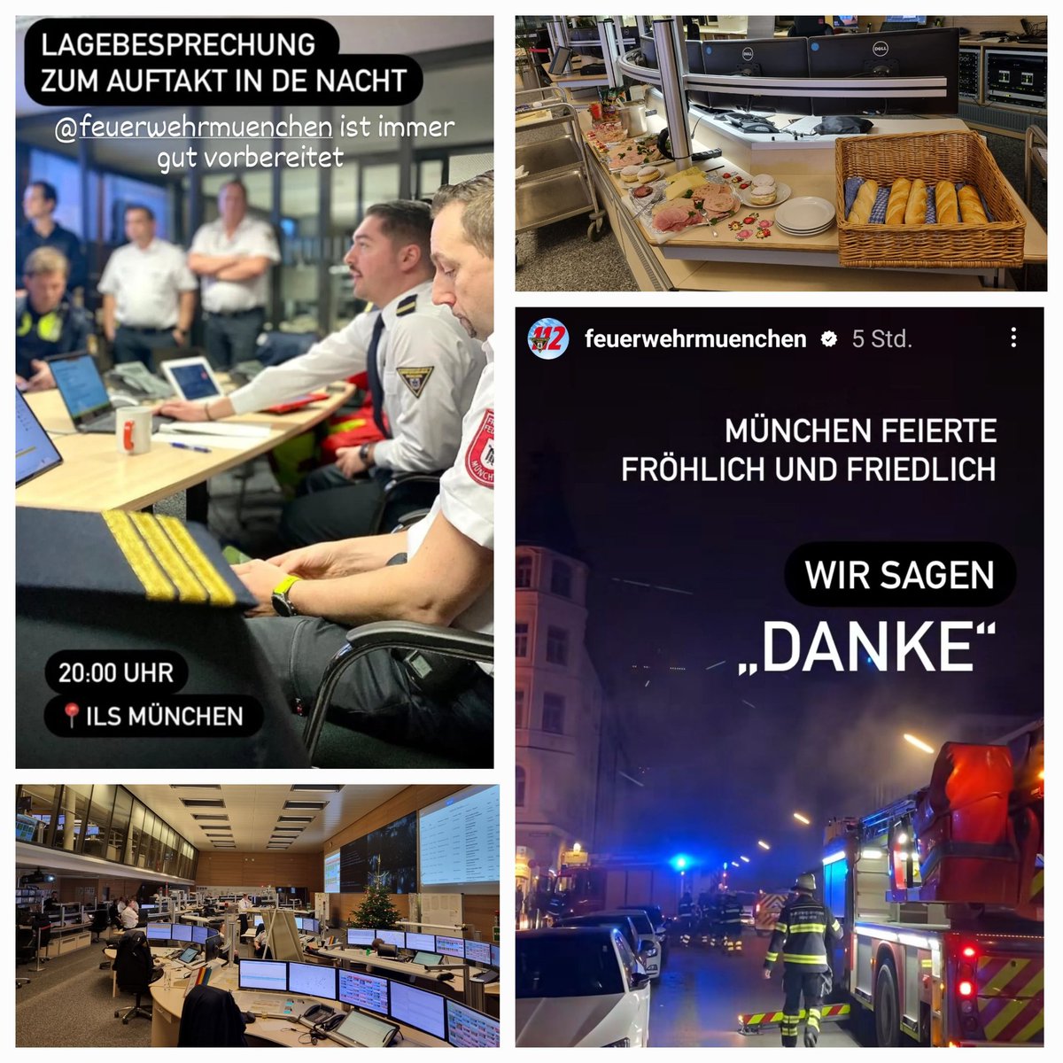 Danke für den nötigen Respekt, gemeinsam mit Euch vom Mitteiler bis Einsatzkraft, sind wir stark 💪🏼 Bei uns in München war es fröhlich und friedlich. Danke an alle Beteiligte! <a href="/BFMuenchen/">Feuerwehr München</a> <a href="/PolizeiMuenchen/">Polizei München</a>